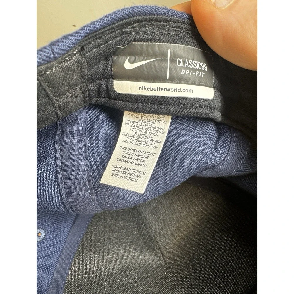 Nike Penn State Nittany Lions Verbiage Swoosh Flex DNA Navy Classic 99‎ Hat